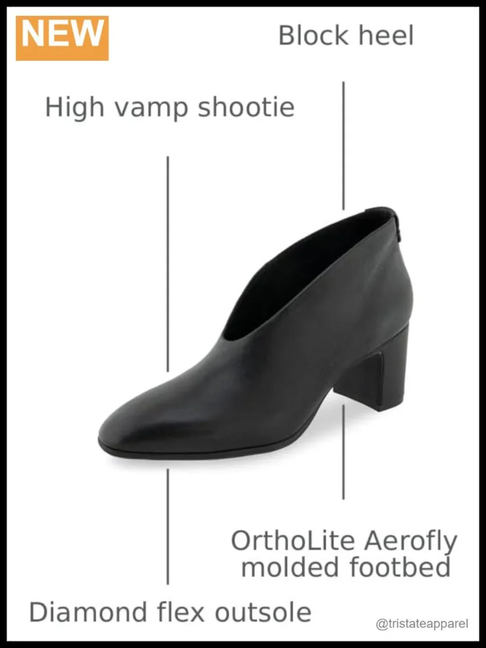 Aerosoles Maud Ankle Boots Block Heel Leather Cushioned Comfy
